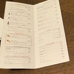 MOTHERS ORIENTAL - ドリンクメニュー