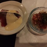 和しょく 徳 - 左カツオ･右ミニヅケ丼