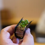 鮨駒 - 鰯の押し寿司