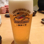 寿司処 八香 - 140409　生ビール