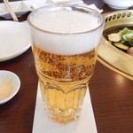 Suganoya - 生ビールで乾杯