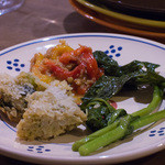 クッカーニャ - １）小皿料理の盛り合わせ