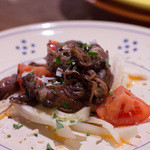 クッカーニャ - ２）ホタルイカのソットオーリオ