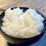 肉の青木商店 - ツヤツヤで実に美味しいご飯