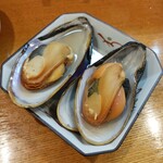 三代目まる天 - 青森県産特大ムール貝酒蒸し９５０円