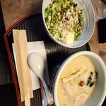 らーめん山頭火 - シオとチャーマヨごはん