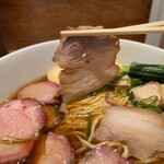 麺処 いち林 - バラチャーシューリフト。