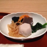 竜むら - 銀だらの幽庵焼き御膳（華）（野菜の炊き合わせ）