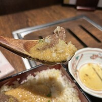 山形山　月島店 - ネギ塩牛タン(とろろ掛け)