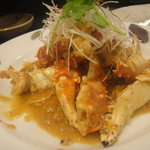 和風花紋 - タラバ蟹中華風ﾋﾟﾘ辛炒め