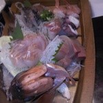 IVY - 舟盛り（かさご、メバル、フクラギ、マダイ、水タコ、アジ）