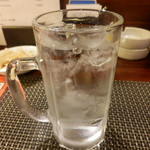 ぢどり倶楽部 - ジョッキにお水