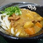 はなまるうどん - カレーうどん 小 390円。