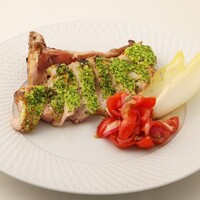 骨付きポークの香草パン粉焼き