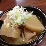 Takahashi Motsuyakiten - 煮込みは思いのほか薄めの味噌味で好感