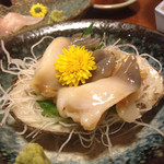 夜酔 - ホッキ貝460円。