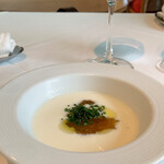 夏目亭 - セロリの冷製ポタージュスープ