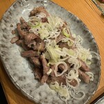 すし おおまさ - 鶏のガーリック炒め