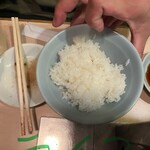 炭火焼 ゆうじ - ライス（カレー用なので、やや固め）