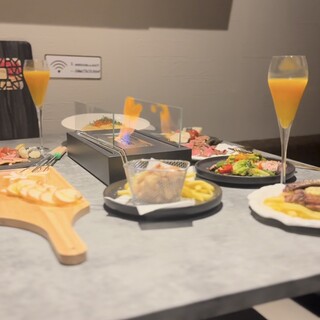 完全個室で1人一皿提供のコース料理