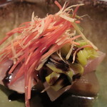 串揚げ×鉄板焼 ちゃぼうず - ちゃぼうず流冷製鰤大根（3000円のコースの冷菜　　2014年２月）