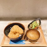 新橋 るのや - 佐渡風新潟タレカツ丼、1,000円。