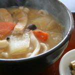 よってきましょ もえぎ亭 - 手造りみその煮込みうどん￥680円