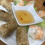 ルオン ソン バック - 生春巻きも美味しいけど、それを上回る揚げ春巻き