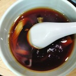 らぁ麺 ゆかり - しょう油ベースのつけタレです！穂先メンマが入っています！