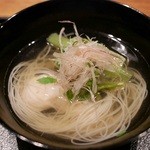 祇園 さゝ木 - 甘鯛にゅうめん、蓬葛豆腐
