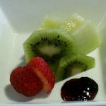 華楽 - スペシャルランチ 1,200円 - デセール・フルーツの盛り合わせ