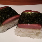 スパムおむすび¥150（消費税８％込）