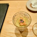 田町鮨 惠万 - 貝出汁と雲丹が合う