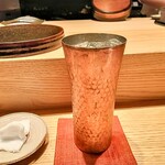 田町鮨 惠万 - 生搾りレモンサワー