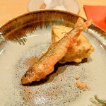 田町鮨 惠万 - 稚鮎も青茄子も絶品