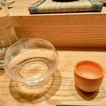 田町鮨 惠万 - 夏らしい酒器