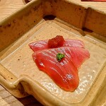 田町鮨 惠万 - 2種の薬味