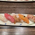 鮨みなと - 松川・中トロ・牡丹海老・大助・キンキ