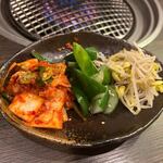 焼肉ホルモン 龍の巣 - 次はキムチやナムルの盛り合わせをいただきました。
 