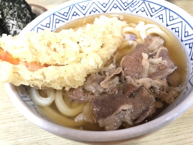 Dondon Fujigran Yamaguchi Ten - Otoshi/Udon (Wheat noodles) | Tabelog