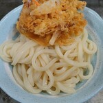 讃岐うどん がもう - 冷たい大_天ぷらトッピング