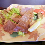 メインの網焼き。