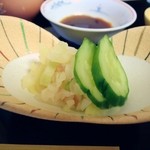 日本料理 にじ - 香の物。
