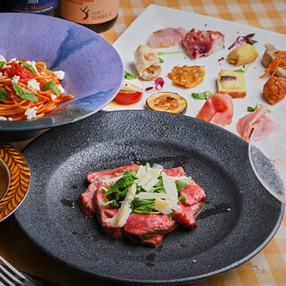 イタリア郷土料理をベースにした当店ならではの一皿を召し上がれ