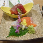 八海山 千年こうじや - 麹漬けお刺身3種盛り合わせ（小）