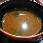 Makotoya - 味噌汁赤だし