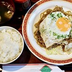 マイセン - 焼きそば定食（日替わり）