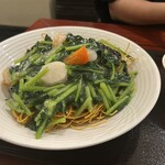 中国郷菜館 大陸風 - 海鮮あんかけ揚げそば
