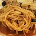 蒙古タンメン中本 - 太ストレート麺