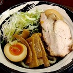 俺の中華たなか家 - 別盛りトッピング⤴️類を他店さんのように「麺丼」へ移設♭➡すると(゜o゜;❗とても豪華なつけ麺顔に大変身♻️食欲そそりますლ(´ڡ`ლ)